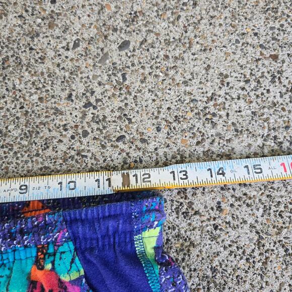 Vtg 80s 90s Og Rare NIKE ACG Abstract All Over Print Workout Pants Leggings 25" - Picture 7 of 8